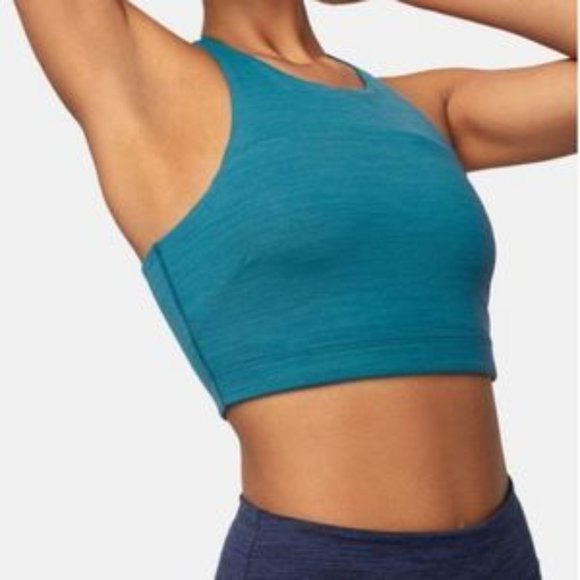 OV Move Free Crop Top in Teal - Picture 2 of 5
